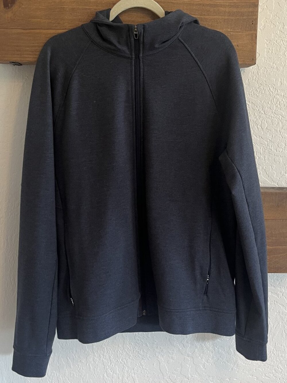 Lululemon City Sweat Full-Zip Hoodie Dark Navy Heathered L